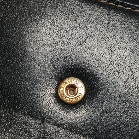 Kate Spade New York Black Italian Leather Bifold Wallet Made in Italy Good Cond - Picture 16 of 16